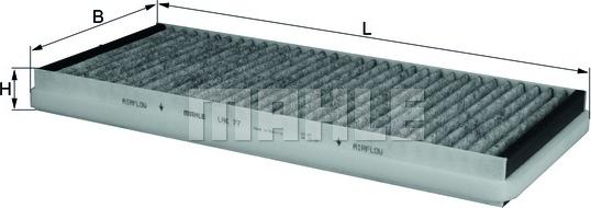 MAHLE LAK 77 - Filtro, Aria abitacolo www.autoricambi360.it