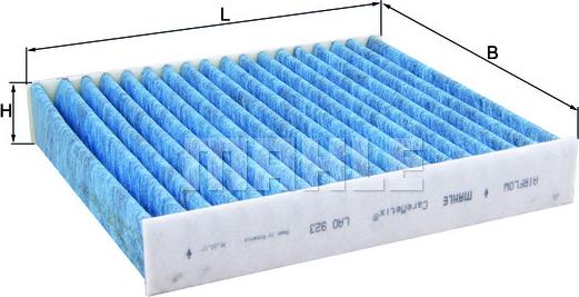 MAHLE LAO 923 - Filtro, Aria abitacolo www.autoricambi360.it