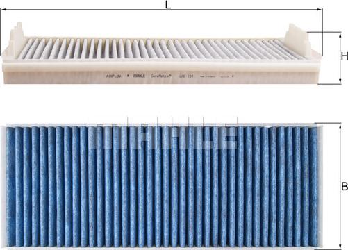 MAHLE LAO 154 - Filtro, Aria abitacolo www.autoricambi360.it