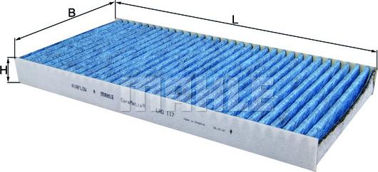 MAHLE LAO 117 - Filtro, Aria abitacolo www.autoricambi360.it
