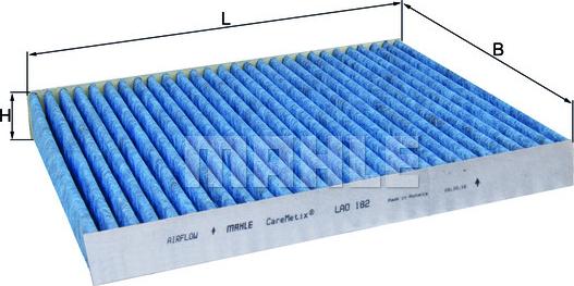 MAHLE LAO 182 - Filtro, Aria abitacolo www.autoricambi360.it