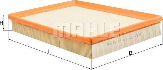 MAHLE LX 999 - Filtro aria www.autoricambi360.it