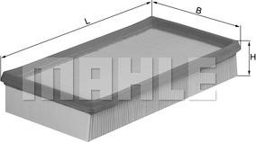 MAHLE LX 993 - Filtro aria www.autoricambi360.it