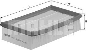 MAHLE LX 933/3 - Filtro aria www.autoricambi360.it