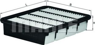 MAHLE LX 929 - Filtro aria www.autoricambi360.it