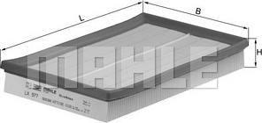 MAHLE LX 977D - Filtro aria www.autoricambi360.it