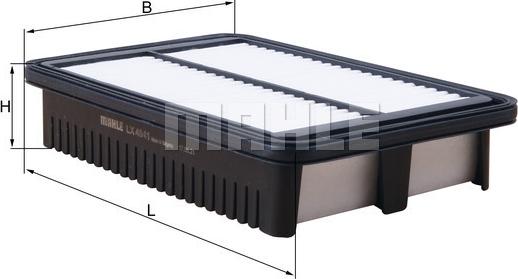 MAHLE LX 4941 - Filtro aria www.autoricambi360.it