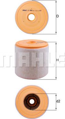 MAHLE LX 4959 - Filtro aria www.autoricambi360.it