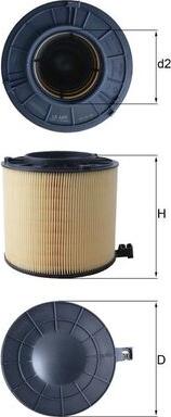 MAHLE LX 4406 - Filtro aria www.autoricambi360.it