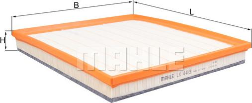 MAHLE LX 4403 - Filtro aria www.autoricambi360.it