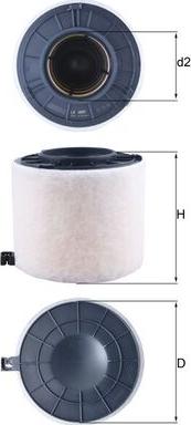 MAHLE LX 4410 - Filtro aria www.autoricambi360.it