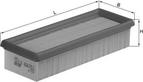 MAHLE LX 454 - Filtro aria www.autoricambi360.it