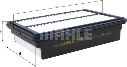 MAHLE LX 4567 - Filtro aria www.autoricambi360.it