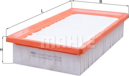 MAHLE LX 4040 - Filtro aria www.autoricambi360.it