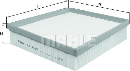 MAHLE LX 4065 - Filtro aria www.autoricambi360.it