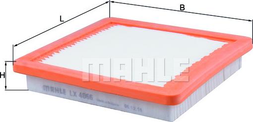 MAHLE LX 4066 - Filtro aria www.autoricambi360.it