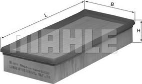 MAHLE LX 408 - Filtro aria www.autoricambi360.it