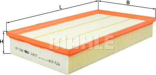 MAHLE LX 4077 - Filtro aria www.autoricambi360.it