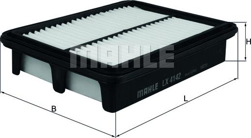 MAHLE LX 4142 - Filtro aria www.autoricambi360.it