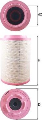 MAHLE LX 4131 - Filtro aria www.autoricambi360.it
