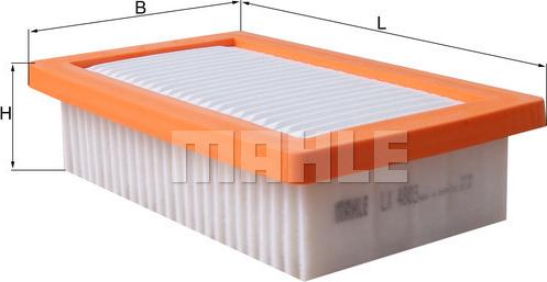 MAHLE LX 4803 - Filtro aria www.autoricambi360.it