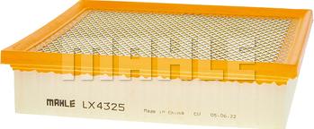 MAHLE LX 4325 - Filtro aria www.autoricambi360.it
