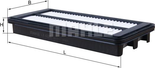 MAHLE LX 4298 - Filtro aria www.autoricambi360.it