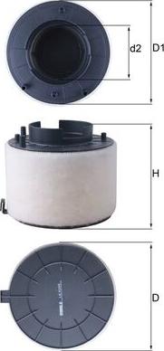 MAHLE LX 4249 - Filtro aria www.autoricambi360.it