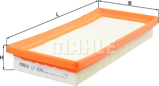 MAHLE LX 4248 - Filtro aria www.autoricambi360.it