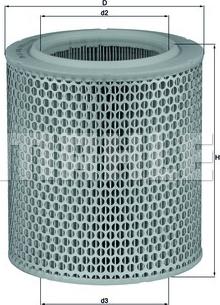 MAHLE LX 478/1 - Filtro aria www.autoricambi360.it