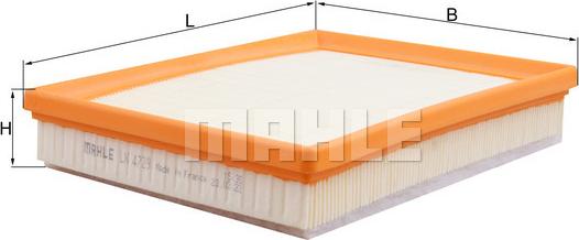 MAHLE LX 4729 - Filtro aria www.autoricambi360.it