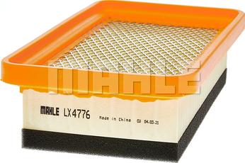 MAHLE LX 4776 - Filtro aria www.autoricambi360.it