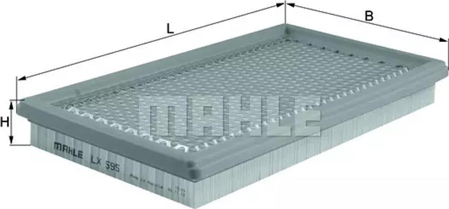 MAHLE LX 595 - Filtro aria www.autoricambi360.it