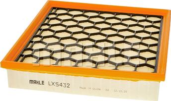 MAHLE LX 5432 - Filtro aria www.autoricambi360.it