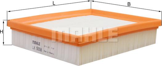MAHLE LX 5598 - Filtro aria www.autoricambi360.it