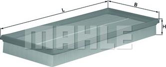 MAHLE LX 569 - Filtro aria www.autoricambi360.it