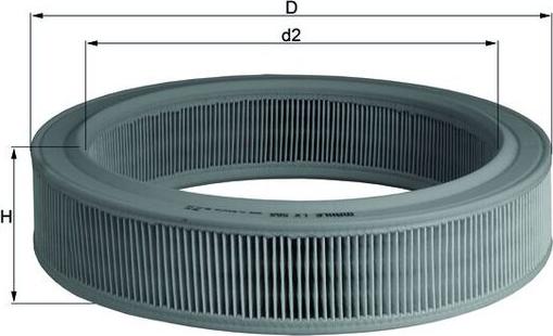 MAHLE LX 568 - Filtro aria www.autoricambi360.it