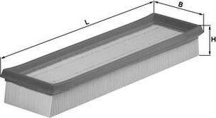 MAHLE LX 509 - Filtro aria www.autoricambi360.it