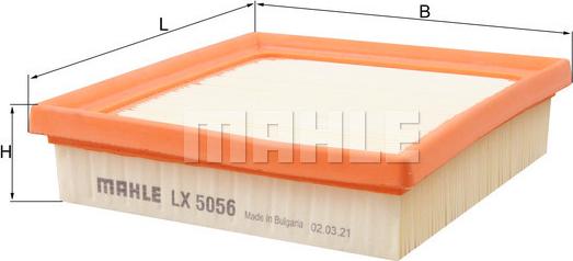 MAHLE LX 5056 - Filtro aria www.autoricambi360.it