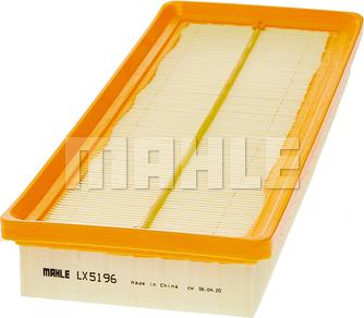 MAHLE LX 5196 - Filtro aria www.autoricambi360.it