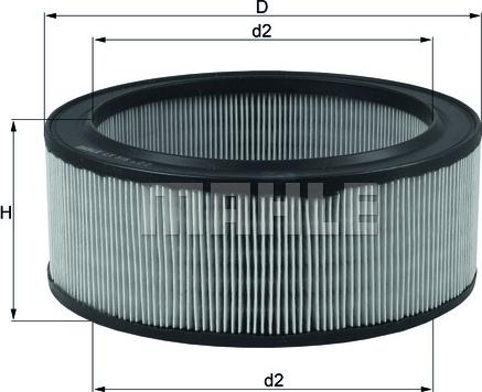 MAHLE LX 516 - Filtro aria www.autoricambi360.it