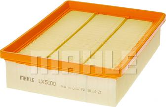 MAHLE LX 5100 - Filtro aria www.autoricambi360.it