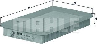MAHLE LX 510 - Filtro aria www.autoricambi360.it