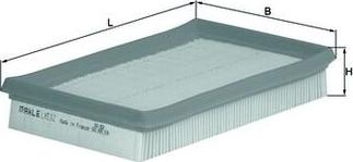MAHLE LX 532 - Filtro aria www.autoricambi360.it