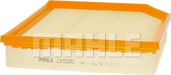 MAHLE LX 5200 - Filtro aria www.autoricambi360.it