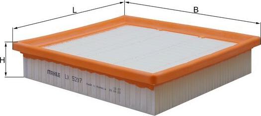 MAHLE LX 5207 - Filtro aria www.autoricambi360.it