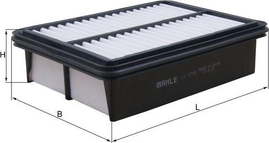 MAHLE LX 5799 - Filtro aria www.autoricambi360.it