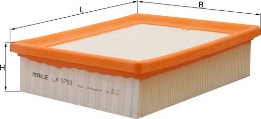 MAHLE LX 5793 - Filtro aria www.autoricambi360.it