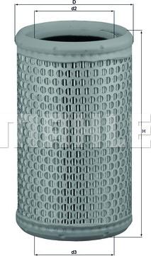 MAHLE LX 646/1 - Filtro aria www.autoricambi360.it