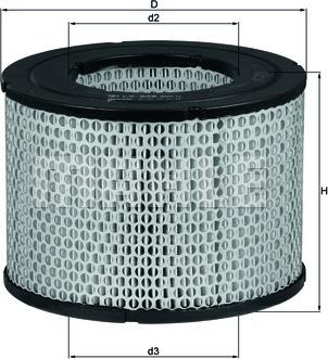 MAHLE LX 606 - Filtro aria www.autoricambi360.it